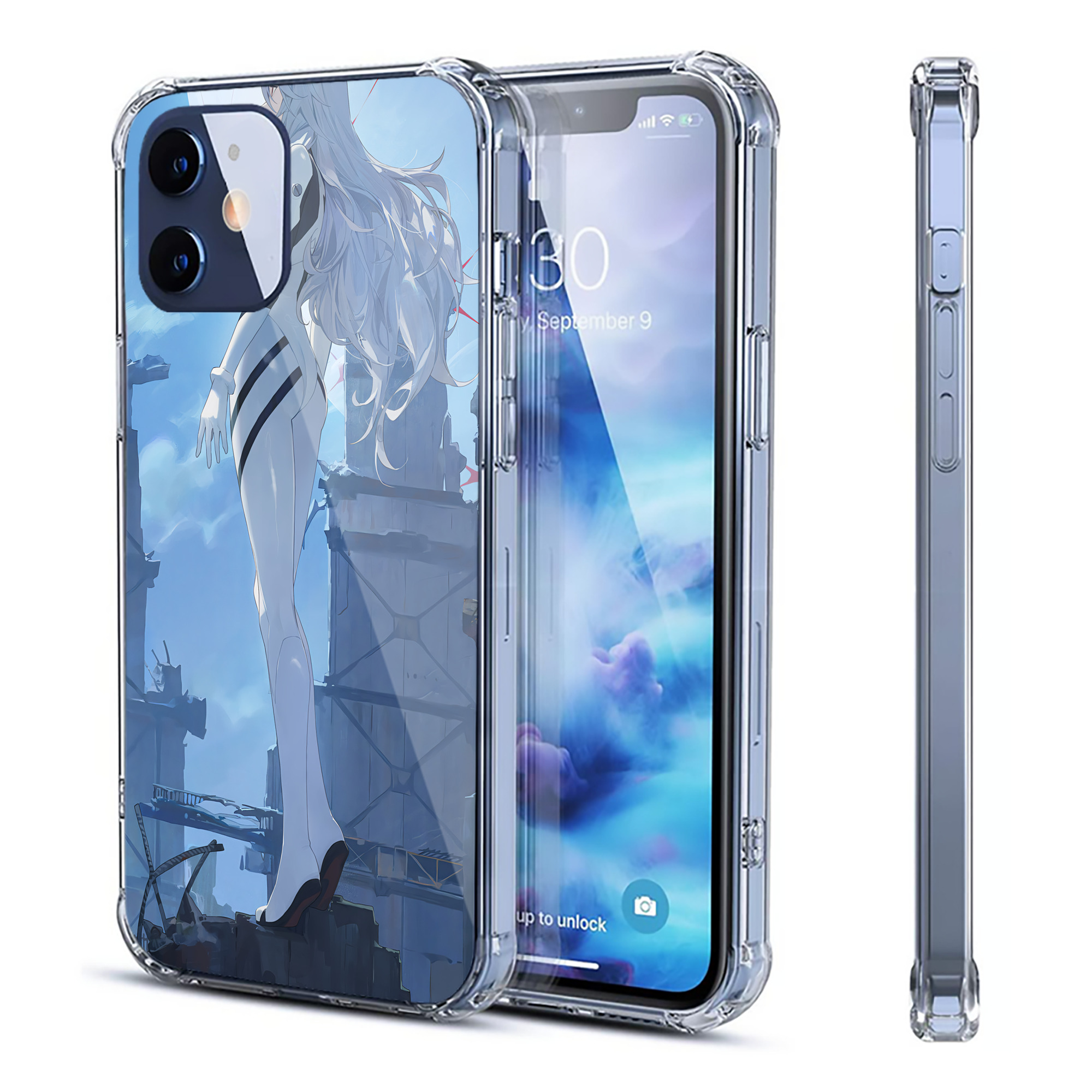 （画像用） EVA 新世紀エヴァンゲリオン 【iPhone 12シリーズ対応】透明スマホケース（クリアソフトケース）